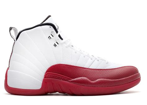 air jordan 12 retro white and red|More.